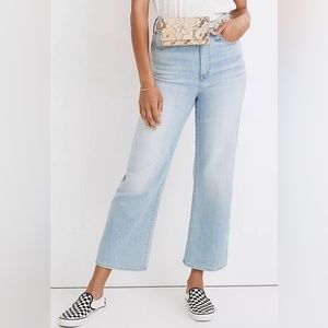 Madewell Eastwick Wash Magic Pocket Wide Leg Jeans / 31